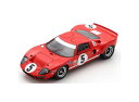 1968 Ford GT40 No5 4th BOAC 6hrs Hawkins/Hobbs レジンシリーズ red/Spark 1/43ミニカー 300台限定