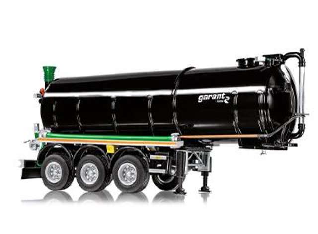 Kotte tank semi-trailer garant TSA 30.000, black/Wiking 1/32ミニカー