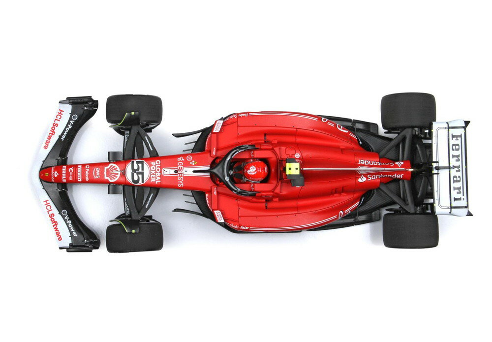 FERRARI - F1 SF-23 TEAM SCUDERIA FERRARI N 55 LAS VEGAS USA GP 2023 CARLOS SAINZ - RED WHITE BLACK/BBR 1/18ミニカー