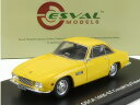 OSCA - 1600GT COUPE FISSORE 1961 - YELLOW/ESVAL 1/43ミニカー