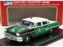 FORD USA - FORD CUSTOM 300 NEW YORK CITY POLICE DEPARTMENT 1958 - WHITE GREEN BL...