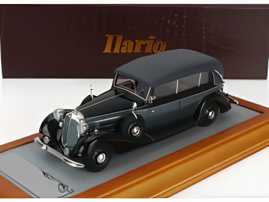 HORCH 951A PULLMAN ORIGINAL CAR CABRIOLET CLOSED 1938 BLACK GREEN MET リミテッドエディション/ILARIO 1/43ミニカー