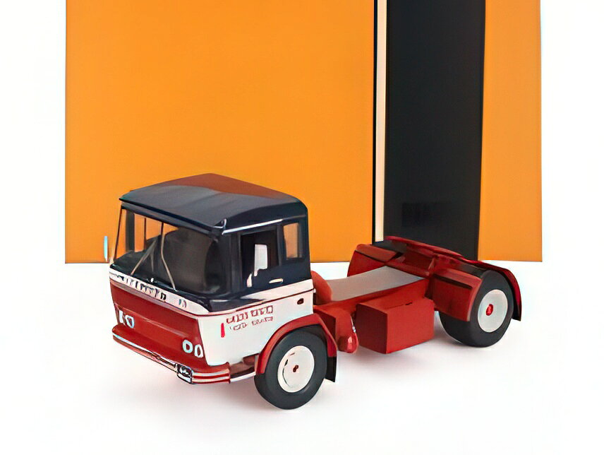 DAF 2600 TRACTOR TRUCK 2ASSI 1970 WHITE RED/IXO 1/43ミニカー