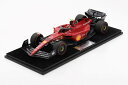 FERRARI - F1-75 TEAM SCUDERIA FERRARI N 55 2nd BAHRAIN GP 2022 CARLOS SAINZ - RED/LOOKSMART 1/18ミニカー