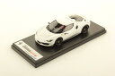 FERRARI - 296 GTB HYBRID 830HP V6 2021 - BIANCO CERVINO WHITE/LOOKSMART 1/43ミニカー