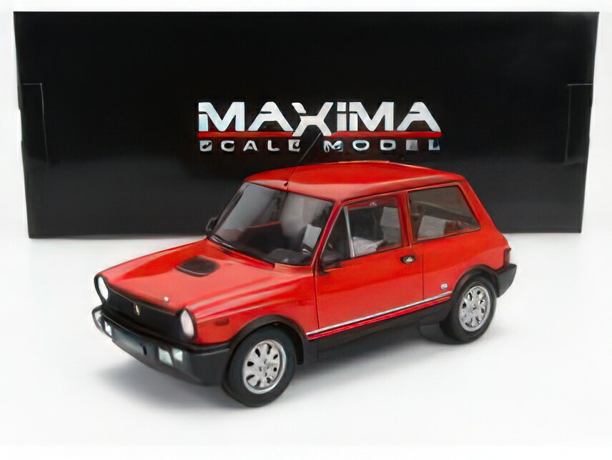 【予約】2025年発売予定AUTOBIANCHI - A112 ABARTH VII-SERIES 1984 - ROSSO CORSA RED/MAXIMA 1/18ミニカー 海外限定