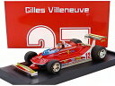 FERRARI F1 312T4 N 12 2nd GP FRENCH GP 1979 GILLES VILLENEUVE フィギュア付き RED/BRUMM 1/43ミニカー