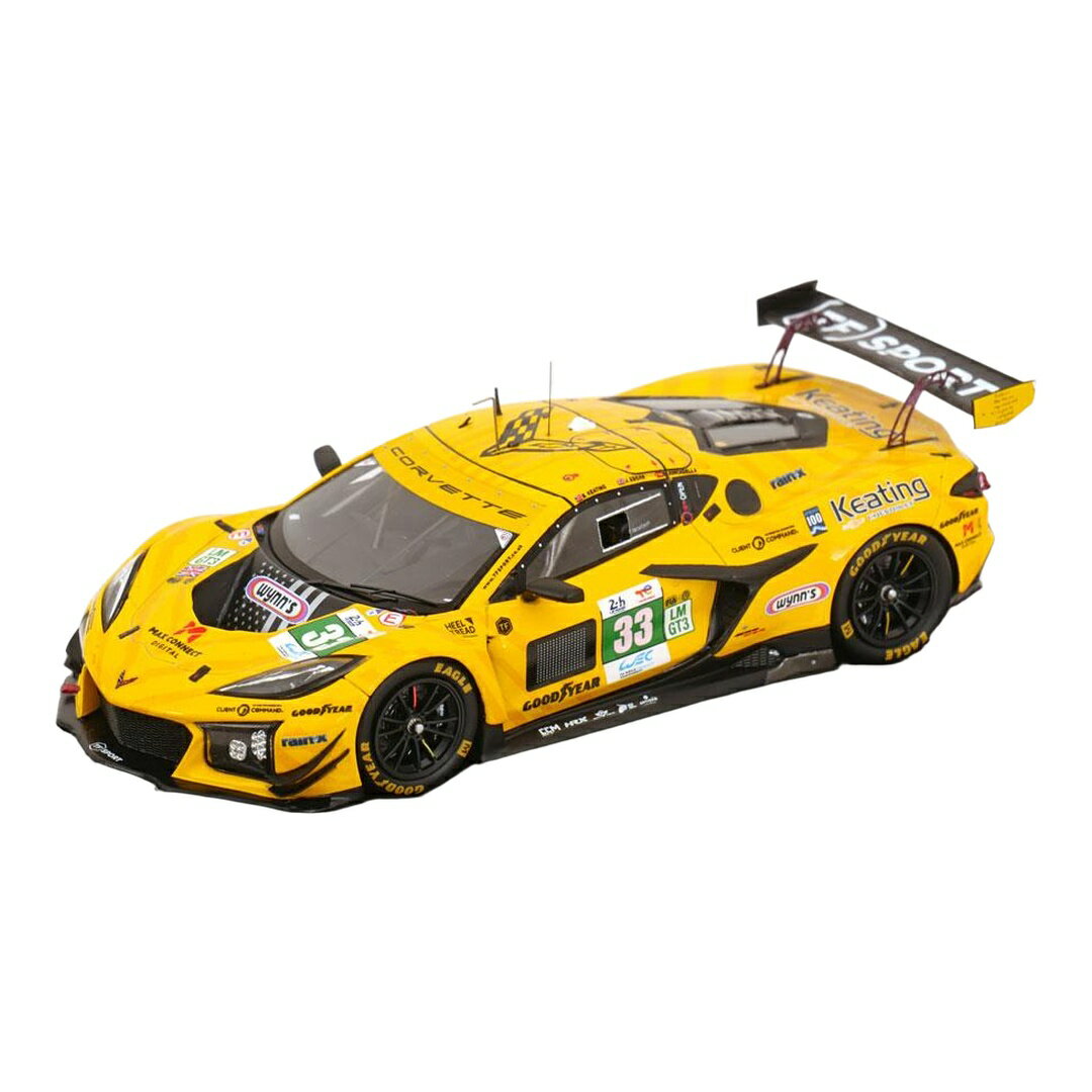 Chevroletシボレー Corvetteコルベット Z06 LMGT3.R 2025 No.33 24h Le Mansルマン Keating Edgar Juncadella / Spark 1/43 ミニカー