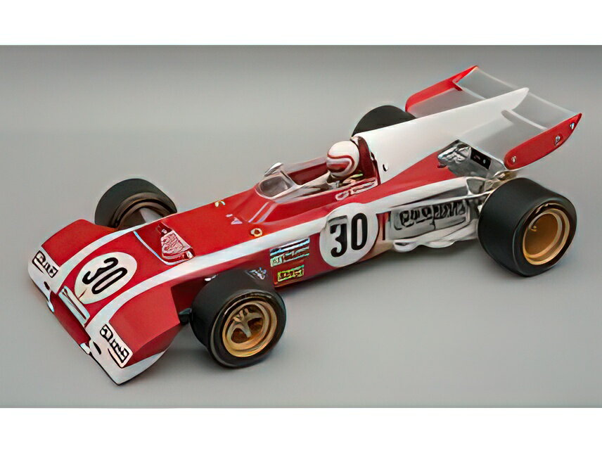 【予約】2025年発売予定FERRARI F1 312B2 N 30 PROVA BELGIUM GP フィギュア付き 1971 CLAY REGAZZONI RED WHITE/Tecno 1/18ミニカー