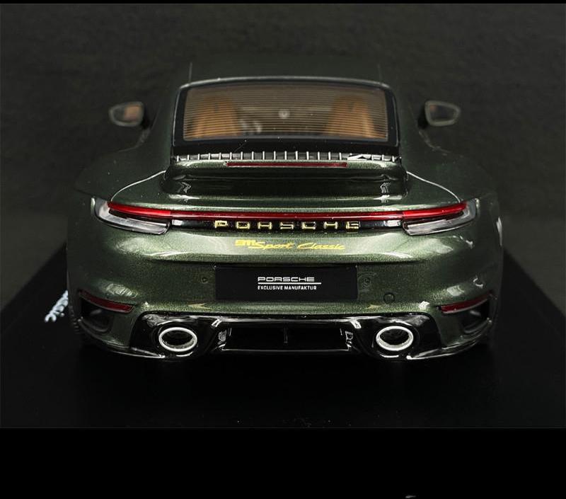 Porscheポルシェディーラーモデル 911 Sport Classic 992 Type 2022 oak green metallic 1/18 Spark