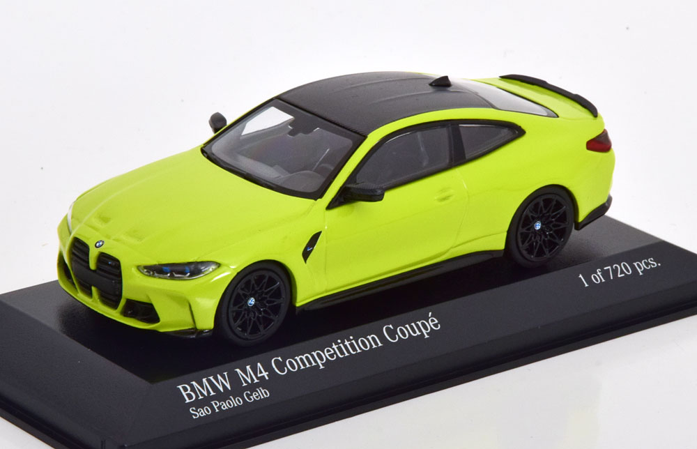 樂天商城 - BMW M4 Competition クーペ 2020 ライトグリーン / Minichamps 1/43 ミニカー