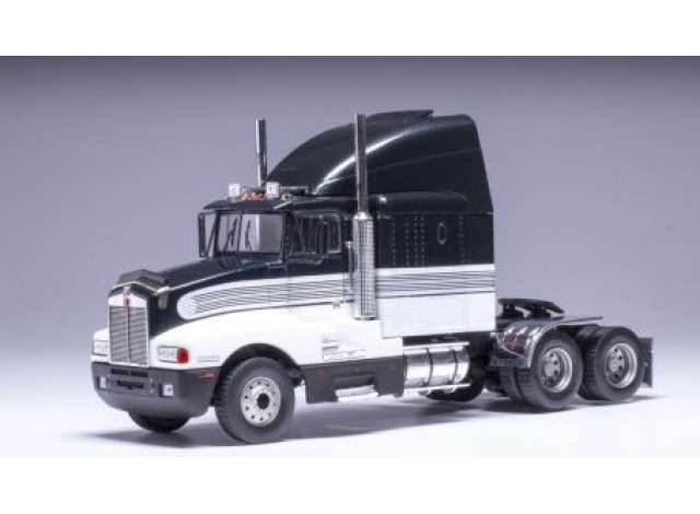 1986 Kenworth T600 A ブラックホワイト/IXO 1/43ミニカー