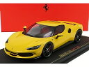 フェラーリ 296 GTB ハイブリッド 830HP V6 2021 - ショーケース付 - ジアッロ モデナ (イエロー)/ BBR 1/18 99台限定ミニカー