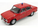 ALFA ROMEO イタリア限定 ジュリア 1300 消防隊 1966 ヘッドライト2灯 レッド/MINICHAMPS 1/18ミニカー 500台限定