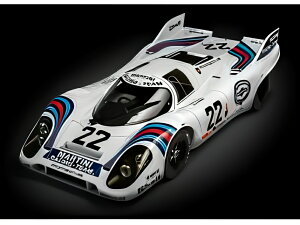 【予約】2025年発売予定PORSCHE 917K 4.9L TEAM マルティニレーシング N 22 優勝 ルマン24時間 1971 ヘルムート・マルコ ジース・ヴァン・レネップ ホワイトブルー/ Pocher 1/8 モデルキット プラモデルミニカー