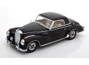Mercedes Benz 300 SE W188 クーペ ブラックミニカー/ KK - Scale1/18