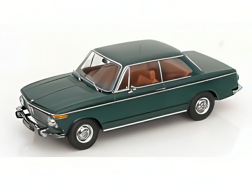 【予約】2026年発売予定BMW 1802 1シリーズ フェイスリフト (レストリング) 1971 ダークグリーン/KK-SCALE 1/18ミニカー