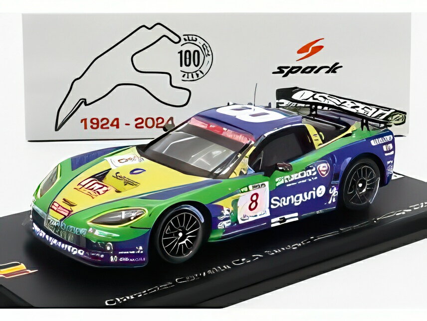 CHEVROLET ����٥å� C6.R Z06 ���󥰥��� �֥饸�� N 8 ����ꥱ �٥�Υ�ǥ� ���ӥ��� �ޡ����� ���٥�� ���ȥ쥤�� ���� 2009 �֥롼 ���꡼�� ��������/ Spark 1/43 �ߥ˥���