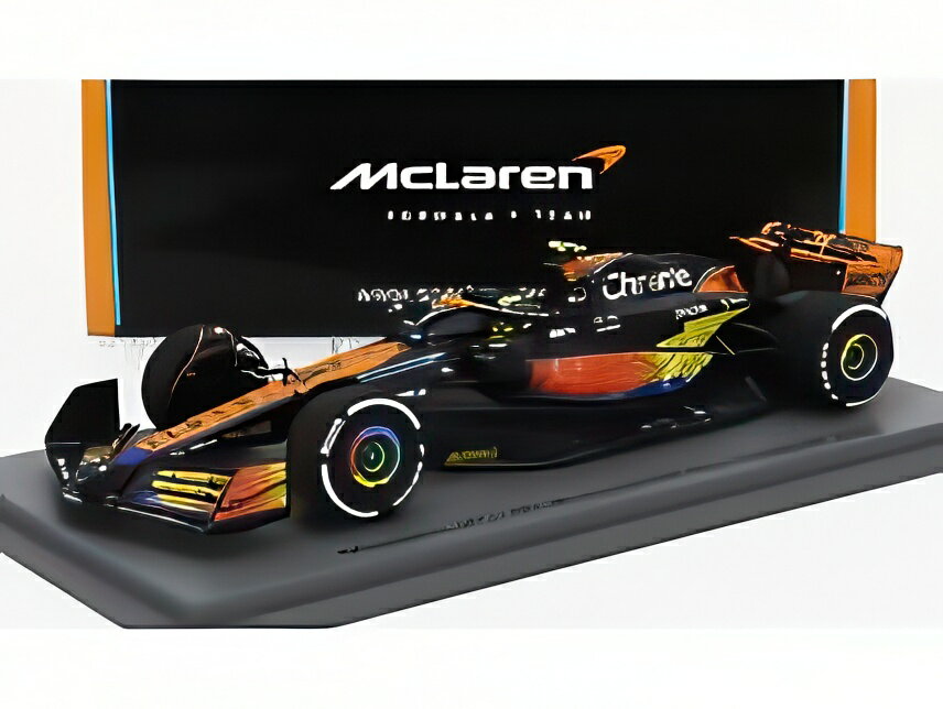 マクラーレン - F1 MCL60 チームマクラーレン N4 アブダビGP2023 ランド・ノリス - オレンジブルーブラック / Spark 1/43 ミニカー