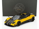 【予約】PAGANI ゾンダ チンクエ ロードスター 2009 イエロー/ブラック/カーボン/ Almost-Real 1/18 ミニカー(3)