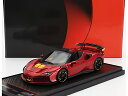 フェラーリ SF90 XX ストラダーレ スパイダー 2024 ロッソ ポルトフィーノ レッドメタリック イエロー ブラック/ BBR 1/43 50台限定ミニ...