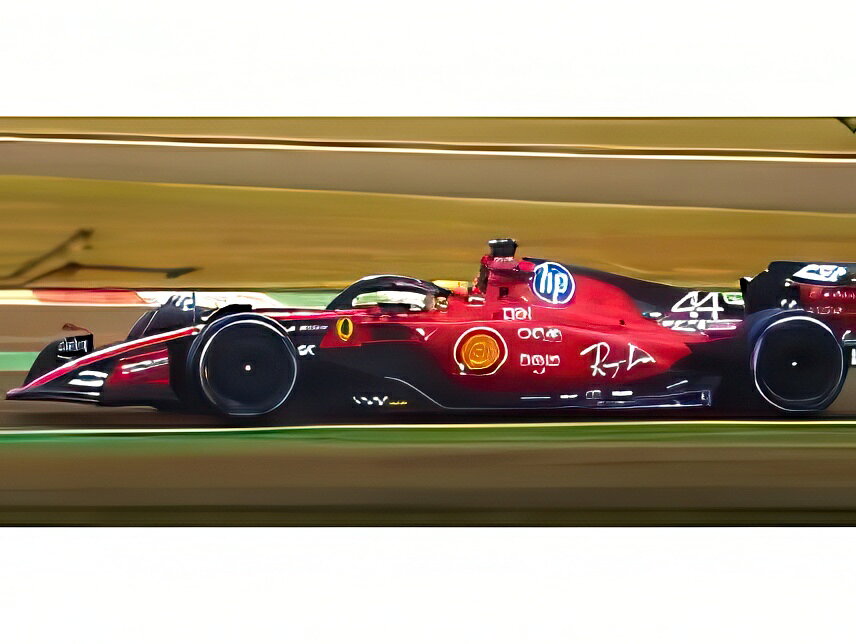 Rakuten - 【予約】2026年発売予定FERRARI F1 SF-23 TEAM SCUDERIA FERRARI HP #44 フィオラノ 2025 ルイス・ハミルトン ショーケース付き レッド/ブラック/ Bburago 1/18 海外限定 デラックスバージョンミニカー