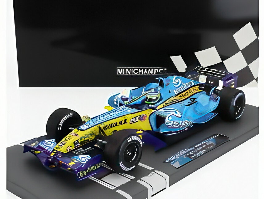 RENAULT F1 R26 チーム マイルドセブン RENAULT F1 ナンバー2 2006年中国GP 3位 ジャンカルロ フィジケラ ライトブルー イエロー/ MINICHAMPS 1/18 ミニカー