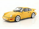 【予約】PORSCHE 911 964 ターボS ライトウェイト クーペ 1993 イエロー/ GT SPIRIT 1/12 300台限定ミニカー