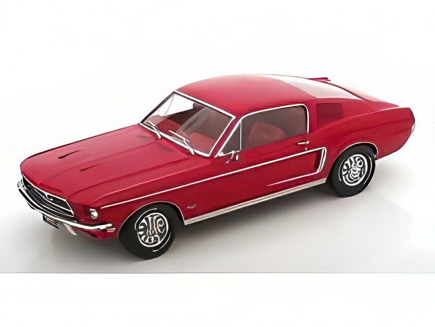 乐天商城 - 【予約】2026年発売予定FORD マスタング GT ファストバック クーペ 1968 レッド/ KK-SCALE 1/18 ミニカー