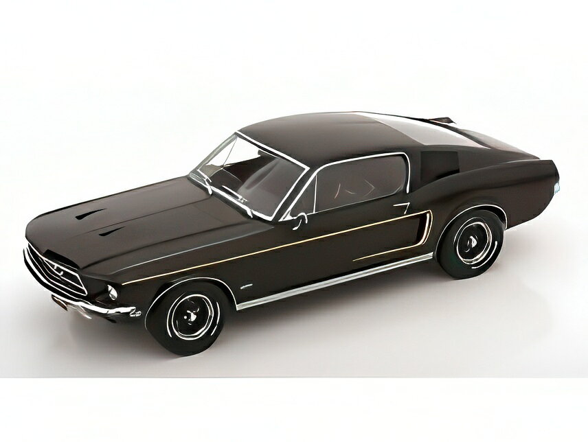 【予約】2026年発売予定FORD マスタング GT ファストバック クーペ 1968 ブラック/ KK-SCALE 1/18 ミニカー