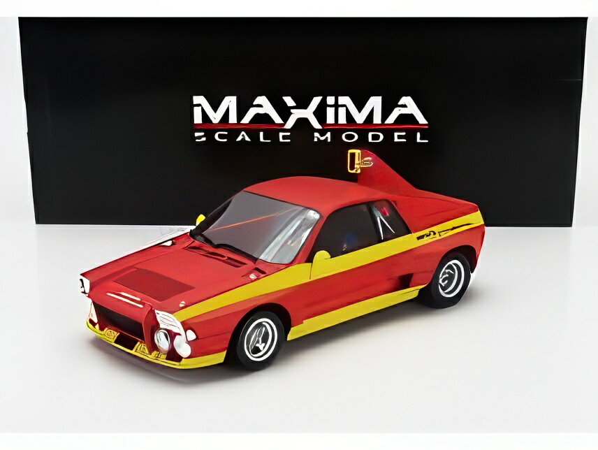 【予約】2026年発売予定ABARTH SE030 ピニンファリーナ ロードテスト 1974 マットレッド/イエロー/ MAXIMA 1/18 海外限定ミニカー