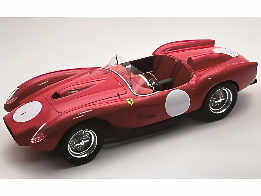 Hot Wheels - 【予約】12月以降発売予定FERRARI 250TR 3.0L V12 ポンツーンフェンダー テスタロッサ スパイダー プレスバージョン クリエンティ コルサ 1958 レッド ホワイト/ Tecno 1/18 ミニカー