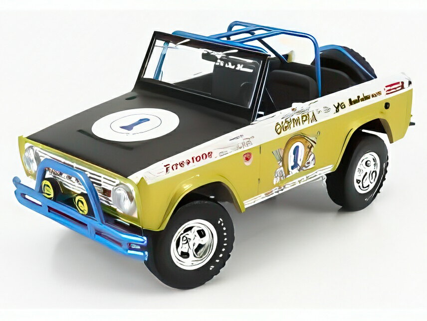 FORD USA ブロンコ N 1 BAJA 1970 Big Oly トリビュートエディション イエローメタリックブラック/ ACME 1/18 702台限定ミニカー