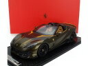 FERRARI 812 コンペティツィオーネ A スパイダー 2022 ショーケース付き ヴェルデヴォルテッラ グリーンメタリック イエロー/ BBR 1/12...