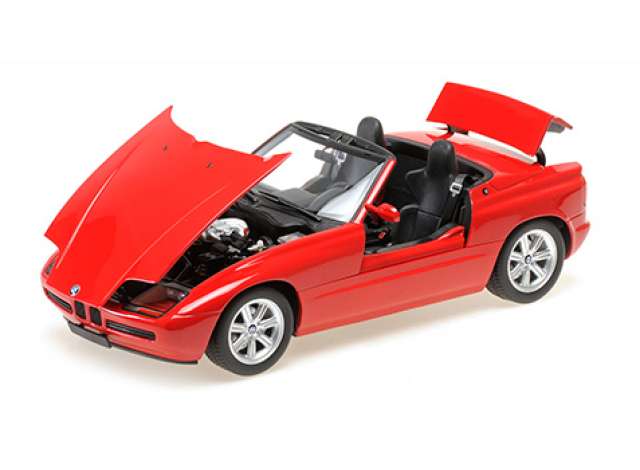 1988 BMW Z1 レッド/ MINICHAMPS 1/18 ミニカー