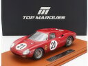 【予約】FERRARI 250LM 3.3L V12 ch. n5893 チーム N.A.R.T. ノースアメリカンレーシング N 21 ダーティバージョン ウィナー 24h ル・マン 1965 ヨッヘン・リント マステン・グレゴリー レッド/ TOPMARQUES COLLECTION 1/18 ミニカー