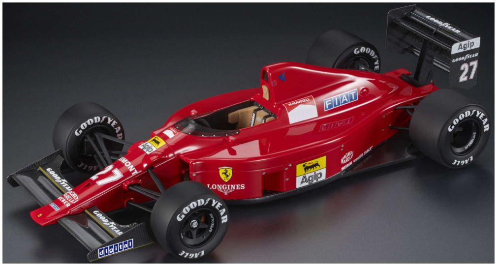 【予約】12月以降発売予定FERRARI F1 640 F1-89 N 27 ウィナー ハンガリーGP 1989 ナイジェル・マンセル レッド ブラック/ GP Replicas 1/18 ミニカー