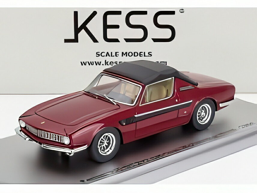 FERRARI 330 GT 2 2 sn.6109 ミケロッティ カブリオレ クローズド 1964 ボルドーブラック/ Kess-Model 1/43 ミニカー