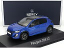 PEUGEOT 208 GT 2024 ヴェルティゴブルー/ Norev 1/43 ミニカー