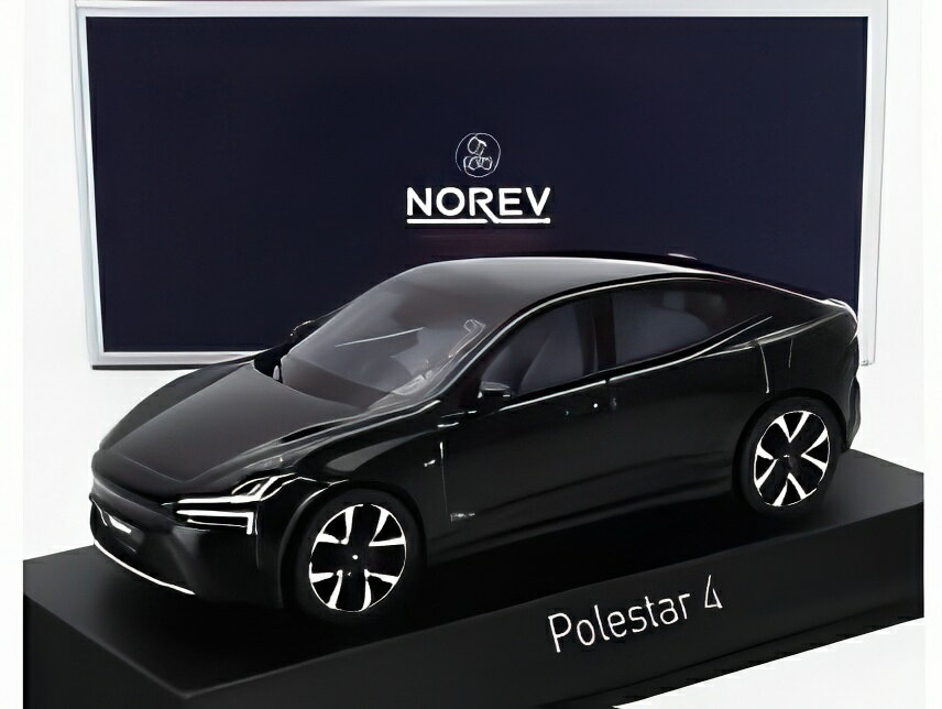 POLESTAR 4 2024 スペースブラック/ Norev 1/43 ミニカー