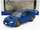 SUBARU インプレッサ WRX STi 2003 ブルー/ SOLIDO 1/18 ミニカー(3)