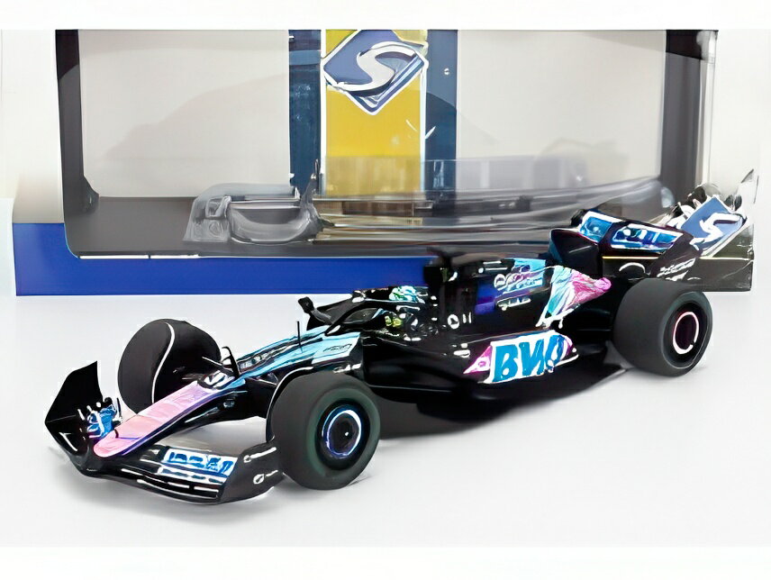 ALPINE F1 A524 チームBWT N31 ブラジルGP 2024 E.オコン ブラックブルーピンク/ SOLIDO 1/18 ミニカー