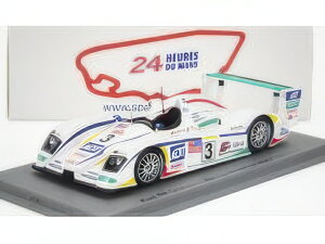 AUDI R8 3.6L ターボ チーム ADT CHAMPION RACING N 3 ウィナー 24h ル・マン 2005 トム・クリステンセン JJ レト マルコ・ヴェルナー ホワイト グリーン/ Spark 1/43 ミニカー