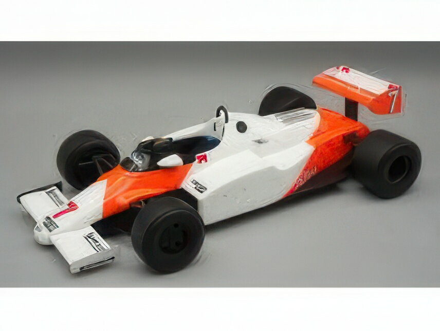 Rakuten - 【予約】12月以降発売予定McLAREN F1 MP4/1C N 7 シルバーストーン テストドライブ 1983 アイルトン・セナ ホワイト レッド/ Tecno 1/18 ミニカー