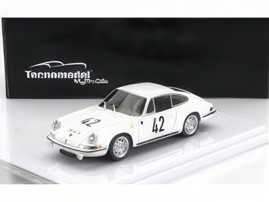 PORSCHE 901 911 S チーム オーギュスト ヴーイエ N 42 24h ル マン 1967 R.ブシェ H.リンゲ ホワイト/ Tecno 1/43 70台限定ミニカー