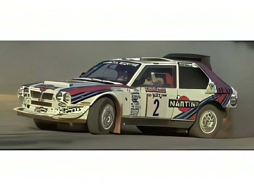 Hot Wheels - 【予約】2026年発売予定LANCIA デルタS4 チームマルティニレーシング N2 優勝 ラリーサンレモ 1986 M.アレン/ TOPMARQUES COLLECTION 1/18 ミニカー