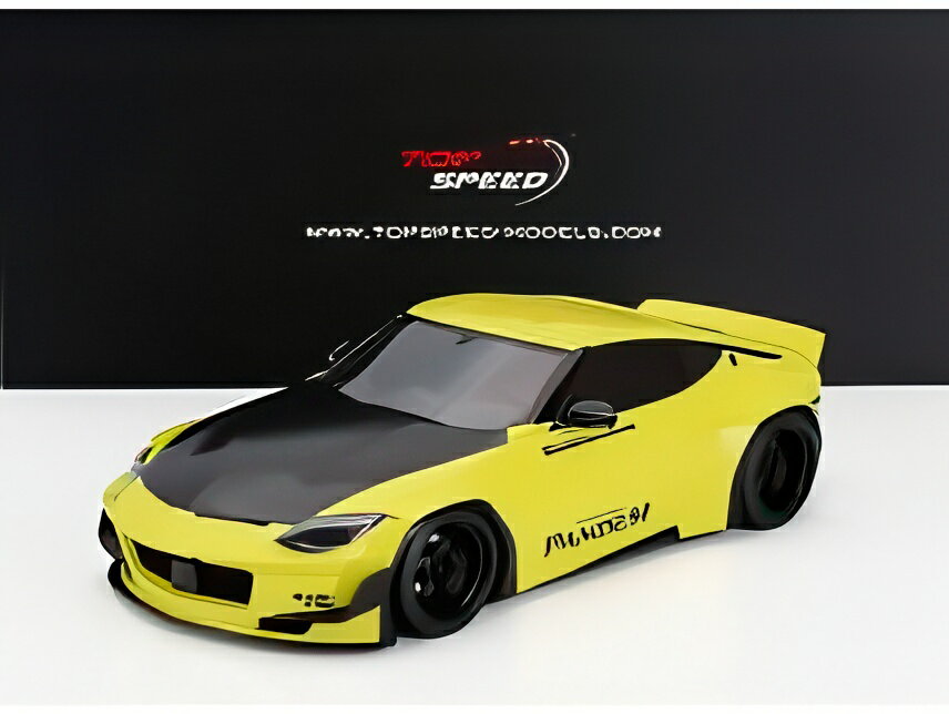 NISSAN フェアレディZ (RZ34) PANDEM クーペ 2022 イエローブラック/ TrueScale 1/18 TOP SPEEDミニカー