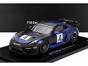 PORSCHE 718 (982) ケイマン GT4 RS N4 クラブスポーツ 2023 ショーケース付 ブルーブラック/ Spark 1/18 300台限定...