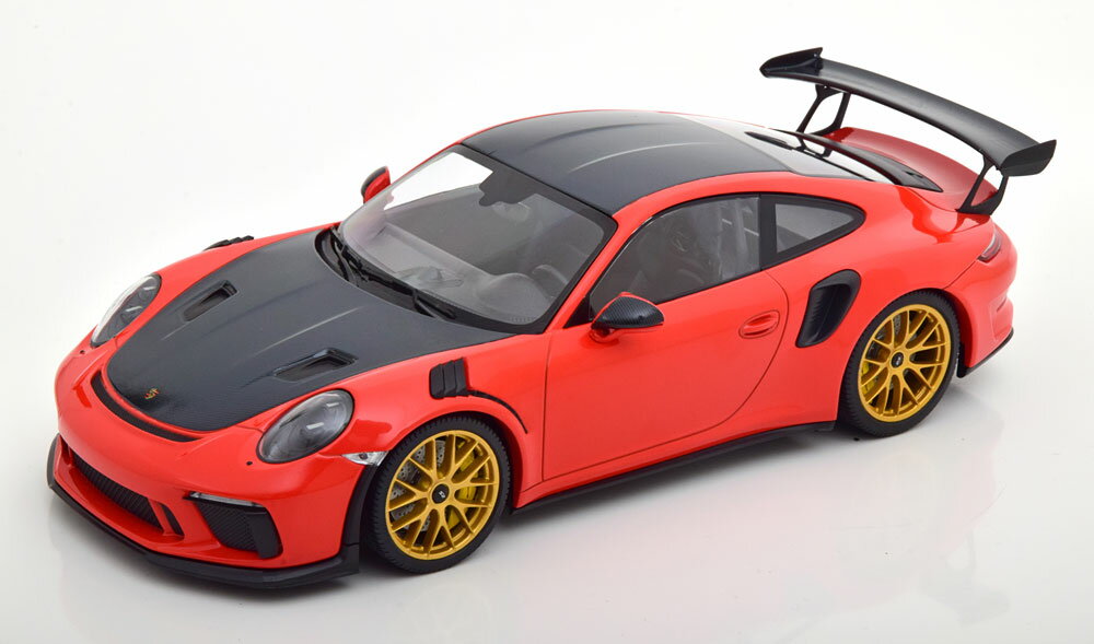 Rakuten - Porsche 911 (991 II) GT3 RS ヴァイザッハパッケージ ゴールドホイール 2019 オレンジカーボングレー限定111個/ MINICHAMPS 1/18 ミニカー