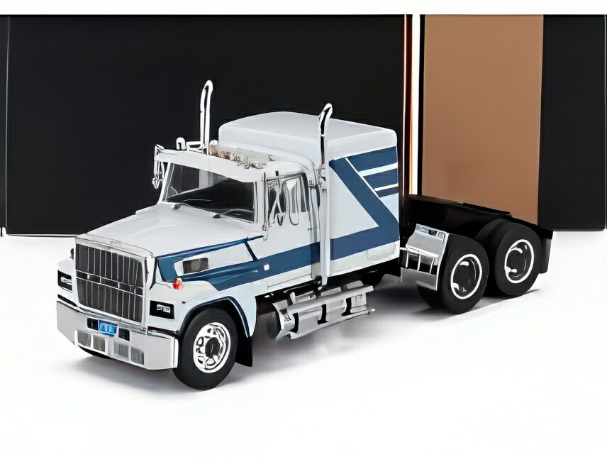 Rakuten - FORD LTL 9000 トラクタートラック 3軸 1978 ホワイト ブルー/ IXO 1/64 ミニカー